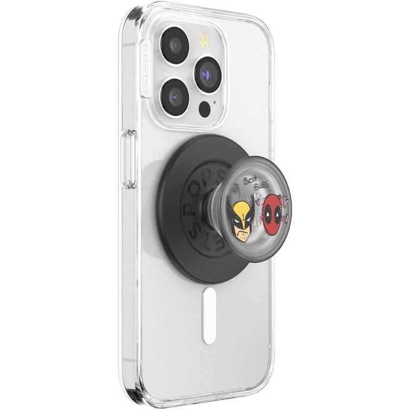 imagePopSockets Phone Grip for MagSafe with Kickstand Magnetic Stand Swappable Top Secure Hold for iPhone MagSafe Cases Phone amp Tablet Grip Marvel  Enamel Captain AmericaBest Bubs