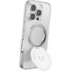 imagePopSockets KickOut Grip for MagSafe Phone Grip with Builtin Phone Stand Adjustable Kickstand for Portrait or Landscape Strong Magnetic Hold Wireless Charging Compatible  Glossy White
