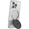 imagePopSockets KickOut Grip for MagSafe Phone Grip with Builtin Phone Stand Adjustable Kickstand for Portrait or Landscape Strong Magnetic Hold Wireless Charging Compatible  Radial Black
