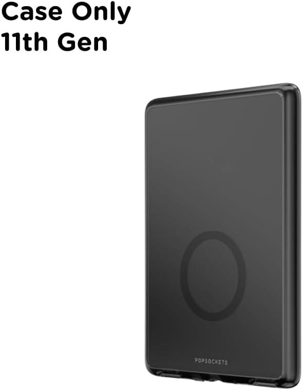 imagePopSockets Kindle Paperwhite 2021 Case 11th Gen 68 amp Signature Edition Slim Protective Cover with Builtin MagSafeCompatible Ring for MagSafe PopGrip EReader Accessory Black Translucent