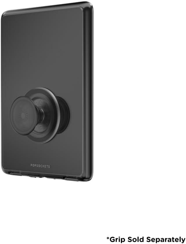 imagePopSockets Kindle Paperwhite 2021 Case 11th Gen 68 amp Signature Edition Slim Protective Cover with Builtin MagSafeCompatible Ring for MagSafe PopGrip EReader Accessory Black Translucent