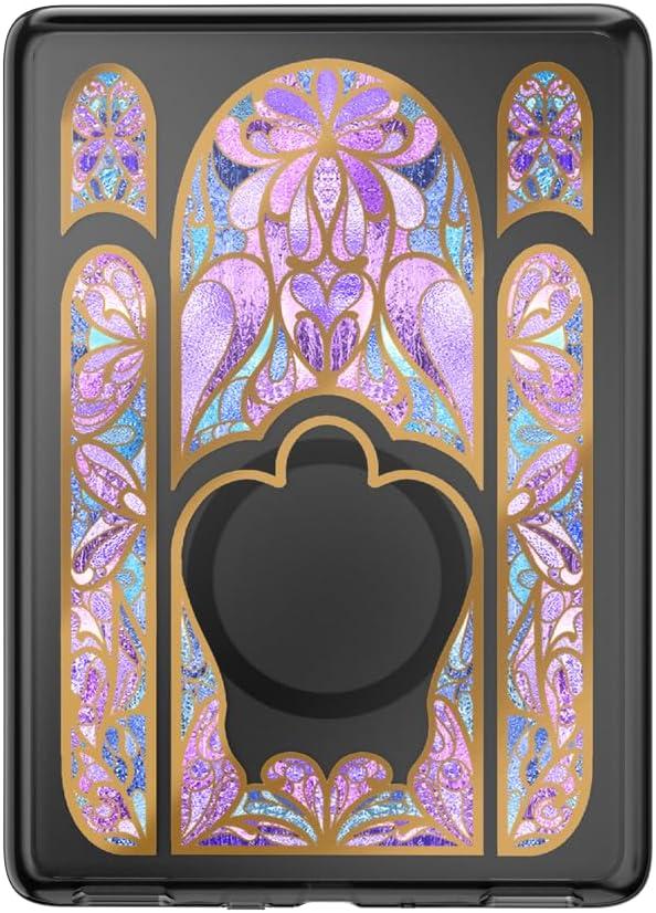 imagePopSockets Kindle Paperwhite 2021 Case 11th Gen 68 amp Signature Edition Slim Protective Cover with Builtin MagSafeCompatible Ring for MagSafe PopGrip EReader Accessory Fairy Glass