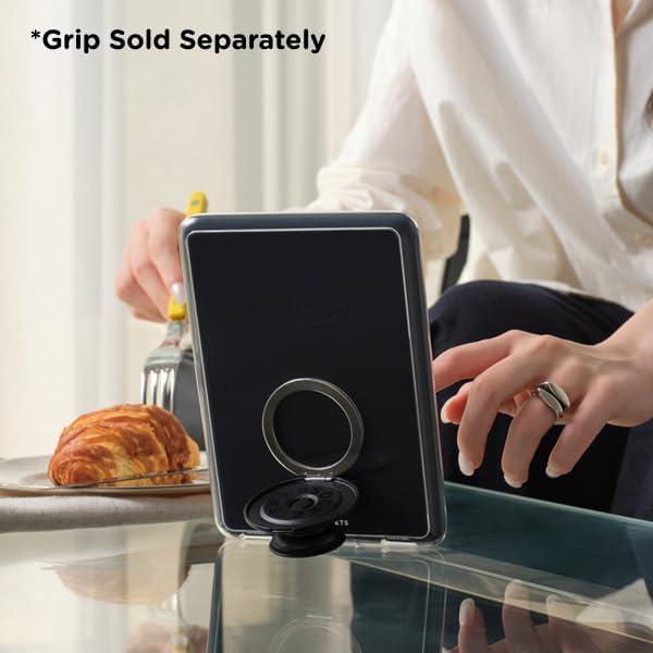 imagePopSockets Kindle Paperwhite 2021 Case 11th Gen 68 amp Signature Edition Slim Protective Cover with Builtin MagSafeCompatible Ring for MagSafe PopGrip EReader Accessory Clear