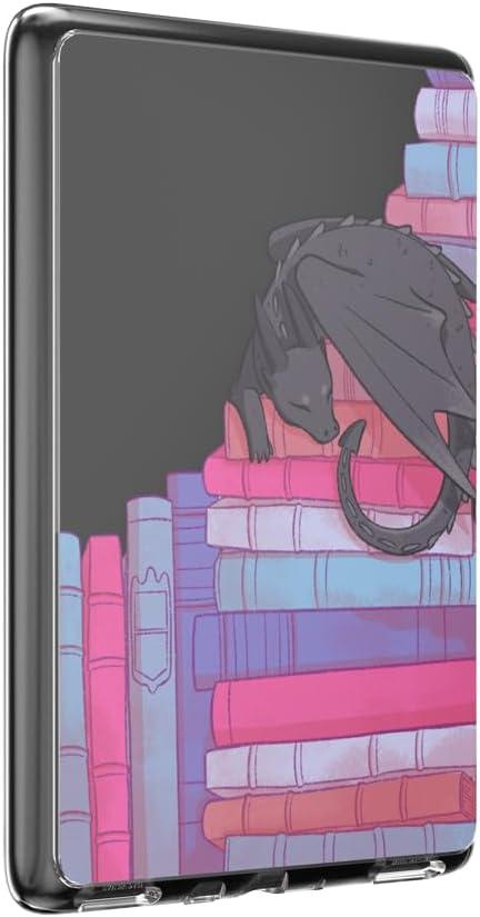 imagePopSockets Kindle Paperwhite 2021 Case 11th Gen 68 amp Signature Edition Slim Protective Cover with Builtin MagSafeCompatible Ring for MagSafe PopGrip EReader Accessory Curled Up