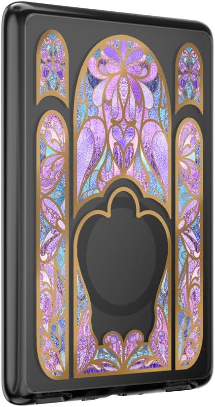 imagePopSockets Kindle Paperwhite 2021 Case 11th Gen 68 amp Signature Edition Slim Protective Cover with Builtin MagSafeCompatible Ring for MagSafe PopGrip EReader Accessory Fairy Glass