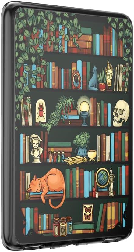 imagePopSockets Kindle Paperwhite Case 12th Gen 7 202425 Signature Edition amp Colorsoft Slim Protective Cover with Builtin MagSafe Ring for MagSafe PopGrip EReader Accessory Storied Shelves