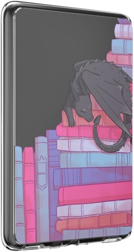 imagePopSockets Kindle Paperwhite Case 12th Gen 7 202425 Signature Edition amp Colorsoft Slim Protective Cover with Builtin MagSafe Ring for MagSafe PopGrip EReader Accessory Curled Up