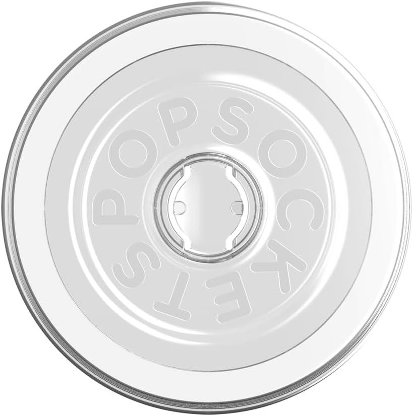 imagePopSockets MagSafe Grip Base Works with Swappable PopSockets Tops Top Sold Separately Magnetic Base for iPhone MagSafe Cases amp Phones PinkClear