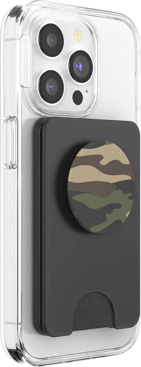 imagePopSockets Phone Grip Camo PopSockets PopWallet for MagSafeMagnetic PopWallet