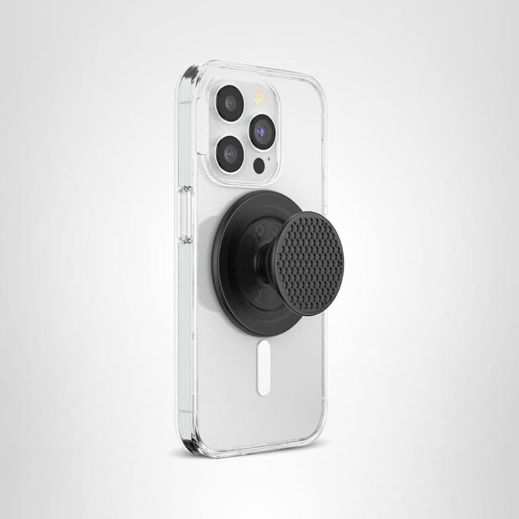 imagePopSockets Phone Grip for MagSafe with Kickstand Magnetic Stand Swappable Top Secure Hold for iPhone MagSafe Cases Phone amp Tablet Grip Curvers StateSpeakerbox