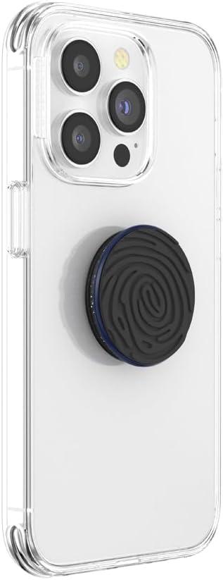 imagePopSockets Phone Grip for MagSafe with Kickstand Magnetic Stand Swappable Top Secure Hold for iPhone MagSafe Cases Phone amp Tablet Grip Curvers StateImprint Black