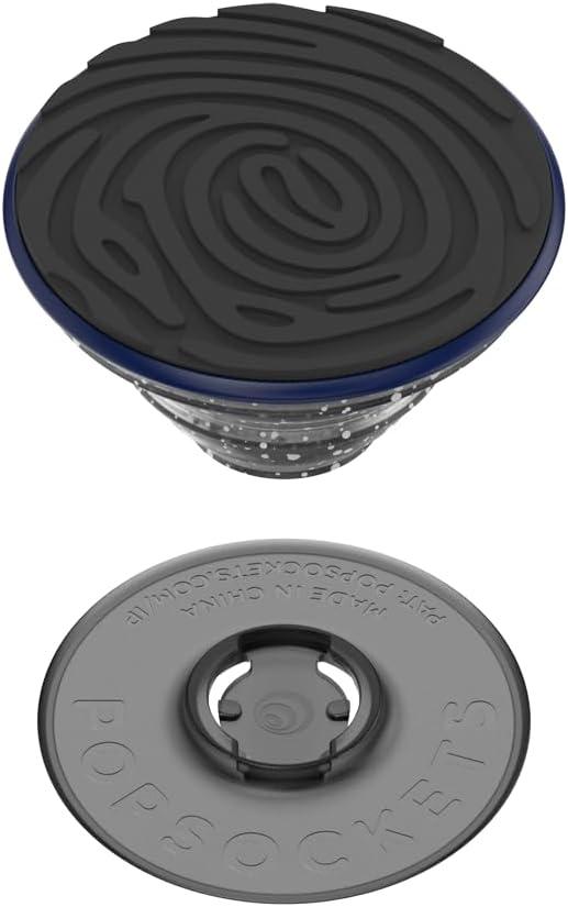 imagePopSockets Phone Grip for MagSafe with Kickstand Magnetic Stand Swappable Top Secure Hold for iPhone MagSafe Cases Phone amp Tablet Grip Curvers StateImprint Black