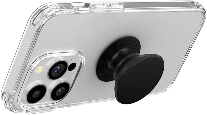 imagePopSockets Phone Grip for MagSafe with Kickstand Magnetic Stand Swappable Top Secure Hold for iPhone MagSafe Cases Phone amp Tablet Grip Curvers StateBlack