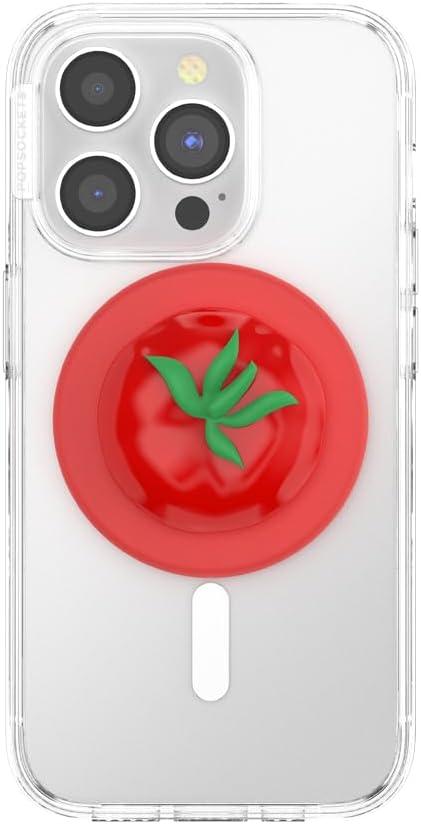 imagePopSockets Phone Grip for MagSafe with Kickstand Magnetic Stand Swappable Top Secure Hold for iPhone MagSafe Cases Phone amp Tablet Grip PomodoroPopOut Pomodoro