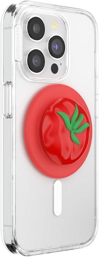 imagePopSockets Phone Grip for MagSafe with Kickstand Magnetic Stand Swappable Top Secure Hold for iPhone MagSafe Cases Phone amp Tablet Grip PomodoroPopOut Pomodoro
