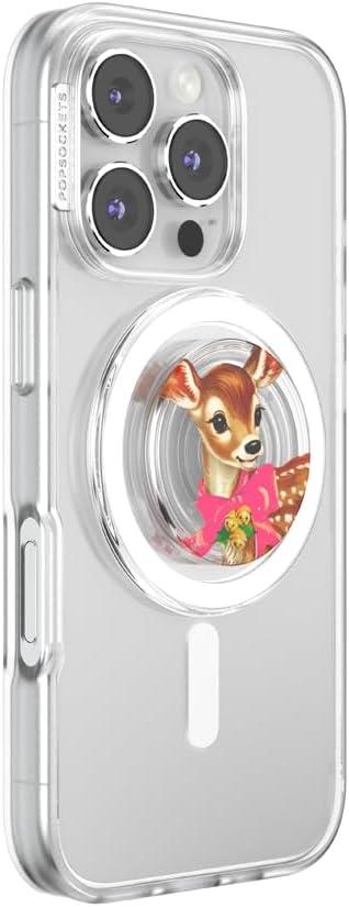 imagePopSockets Phone Grip for MagSafe with Kickstand Magnetic Stand Swappable Top Secure Hold for iPhone MagSafe Cases Phone amp Tablet GripDoe