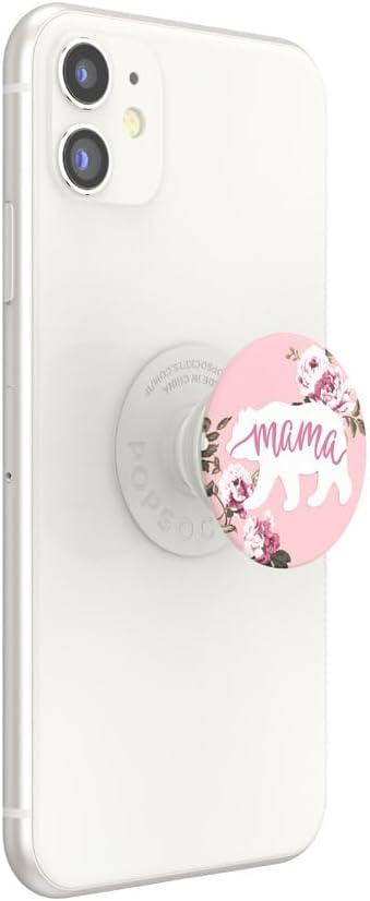 imagePopSockets Phone Grip with Expanding Kickstand Adhesive Grip Sleepy FrogMama Bear