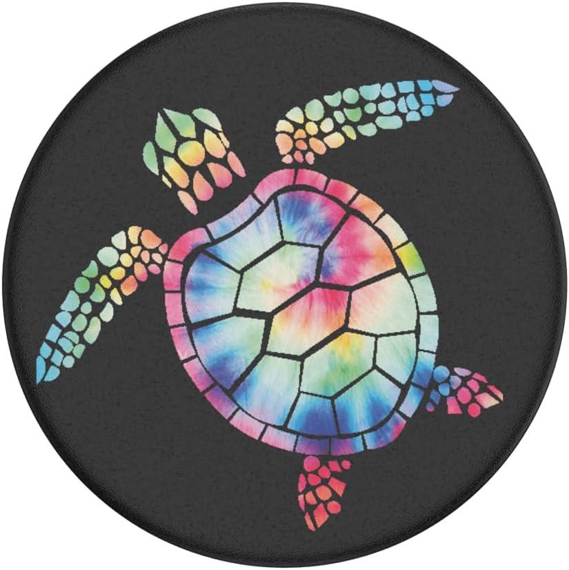 imagePopSockets Phone Grip with Expanding Kickstand Adhesive Grip Sleepy FrogPysch Turtle