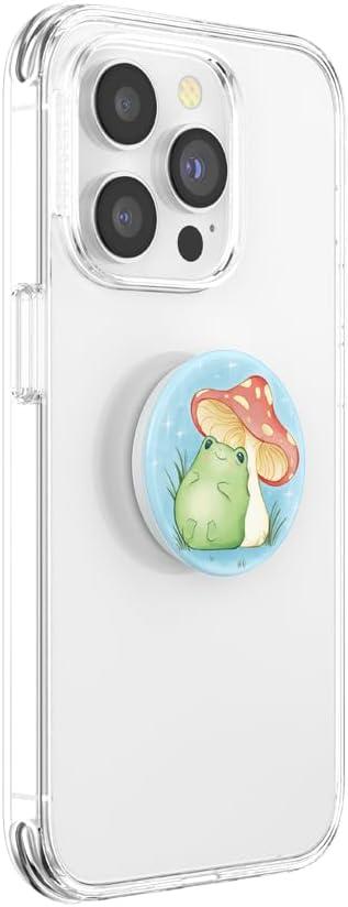 imagePopSockets Phone Grip with Expanding Kickstand Adhesive Grip Sleepy FrogSleepy Frog