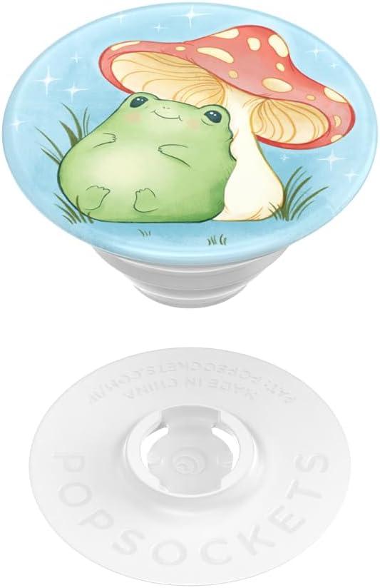imagePopSockets Phone Grip with Expanding Kickstand Adhesive Grip Sleepy FrogSleepy Frog
