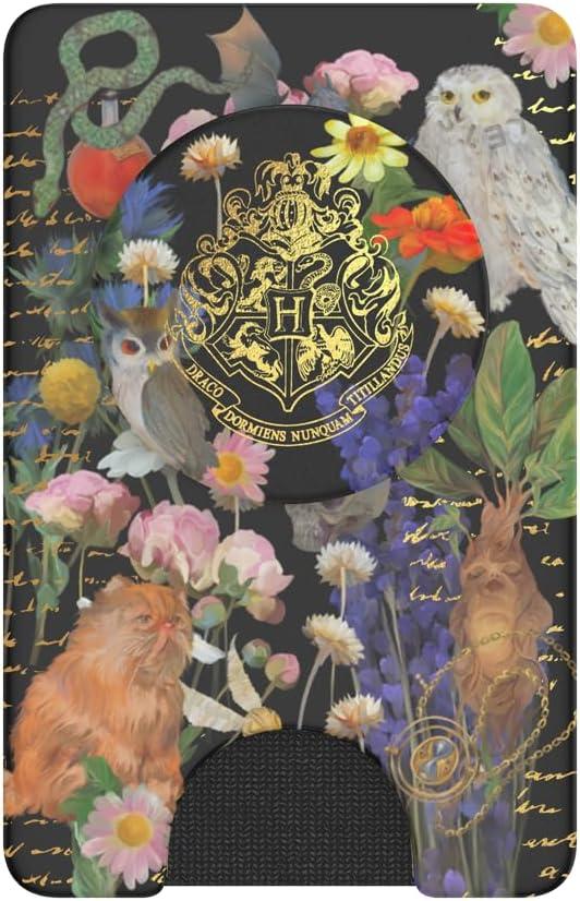 imagePopSockets Phone Wallet with Expanding Kickstand Phone Card Holder Hagwarts LetterNotebook