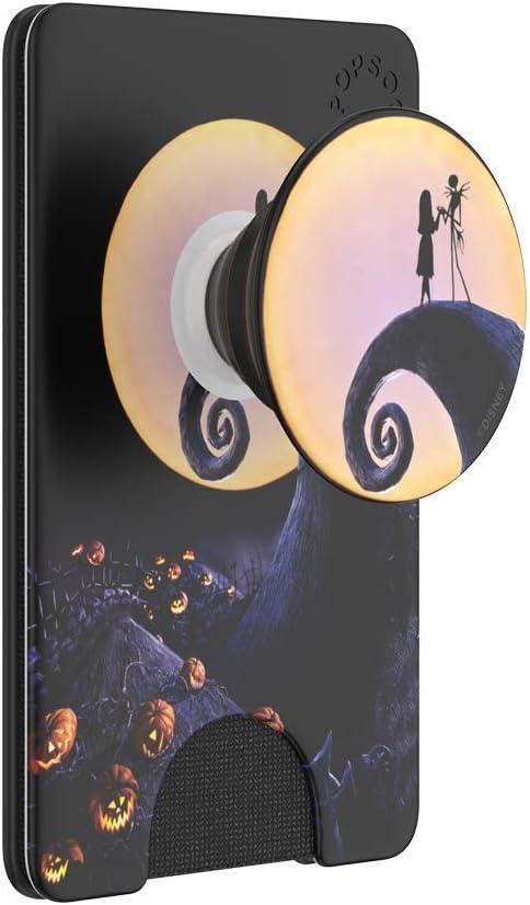 imagePopSockets Phone Wallet with Expanding Kickstand Phone Card Holder Disney Mickey Mouse and Minnie MouseNightmare