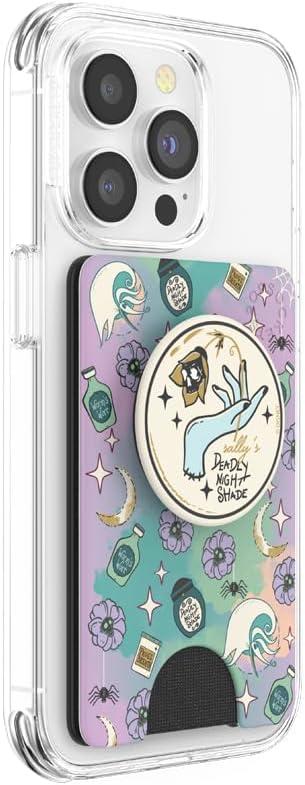 imagePopSockets Phone Wallet with Expanding Kickstand Phone Card Holder Disney Mickey Mouse and Minnie MouseNightshade