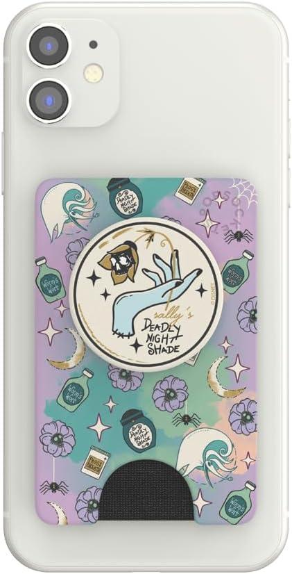 imagePopSockets Phone Wallet with Expanding Kickstand Phone Card Holder Disney Mickey Mouse and Minnie MouseNightshade