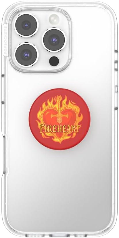imagePopSockets Round Phone Grip Compatible with MagSafe Adapter Ring Included Phone Holder Wireless Charging Compatible Throne of GlassFireheart