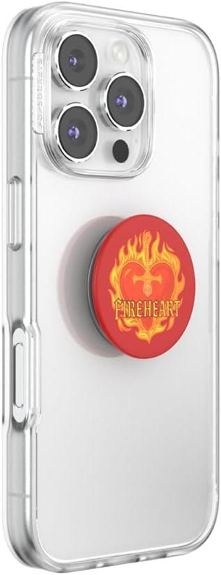 imagePopSockets Round Phone Grip Compatible with MagSafe Adapter Ring Included Phone Holder Wireless Charging Compatible Throne of GlassFireheart