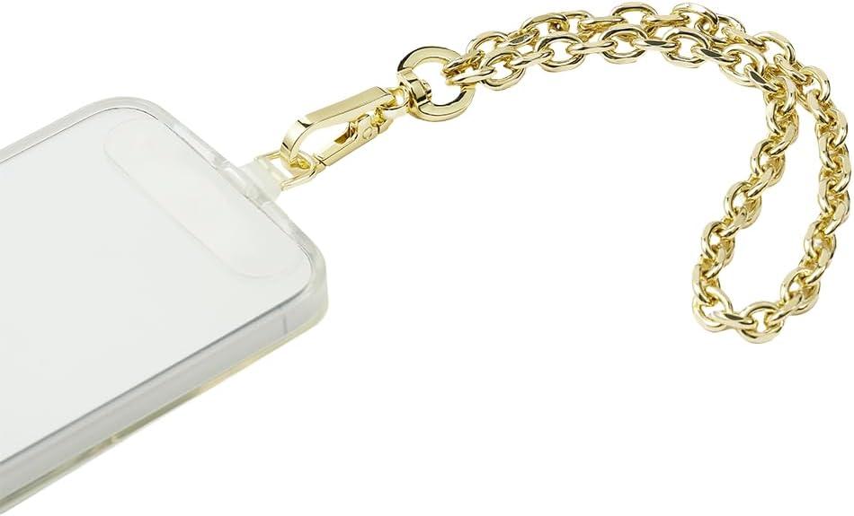 imagePopSockets Wristlet Phone Strap Wrist Strap for Phone Device Holder BlackGold Link