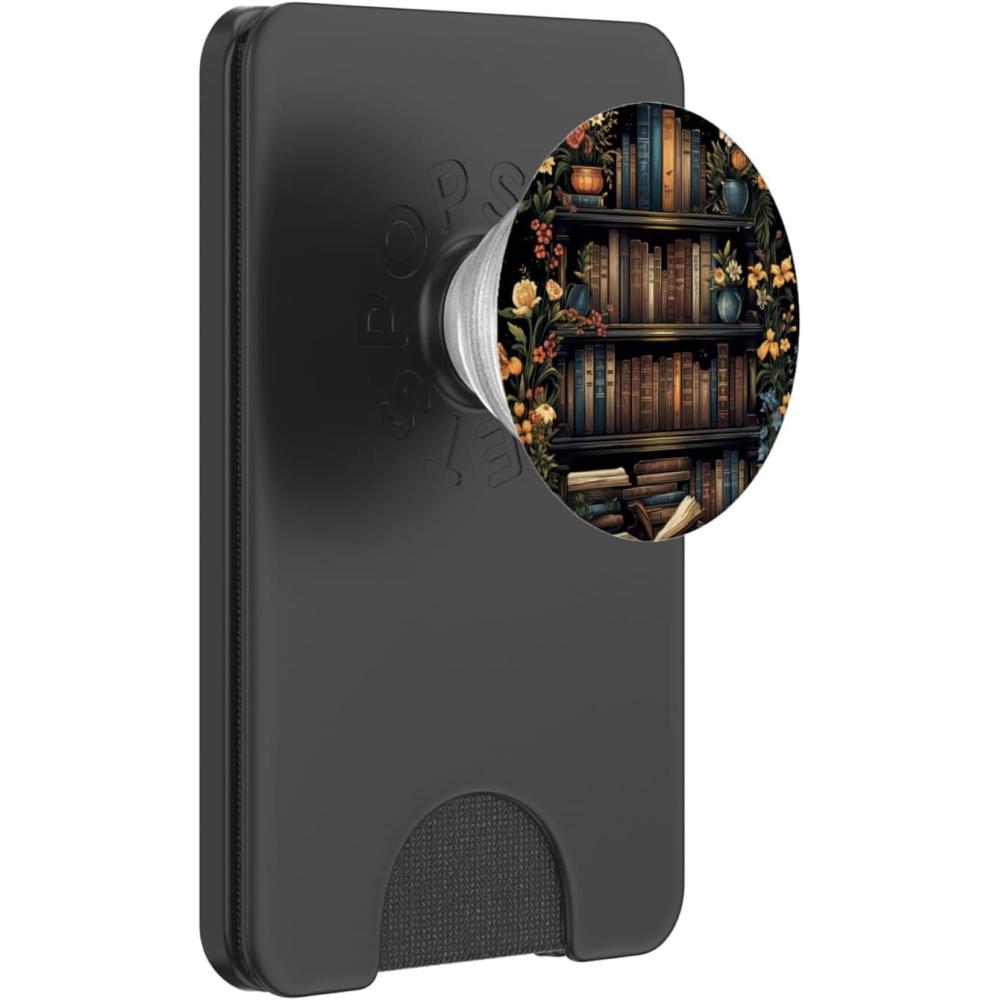 imageBook Lover Libraries Bookworm Reading Literature Librarian PopSockets Adhesive PopGripMagnetic PopWallet