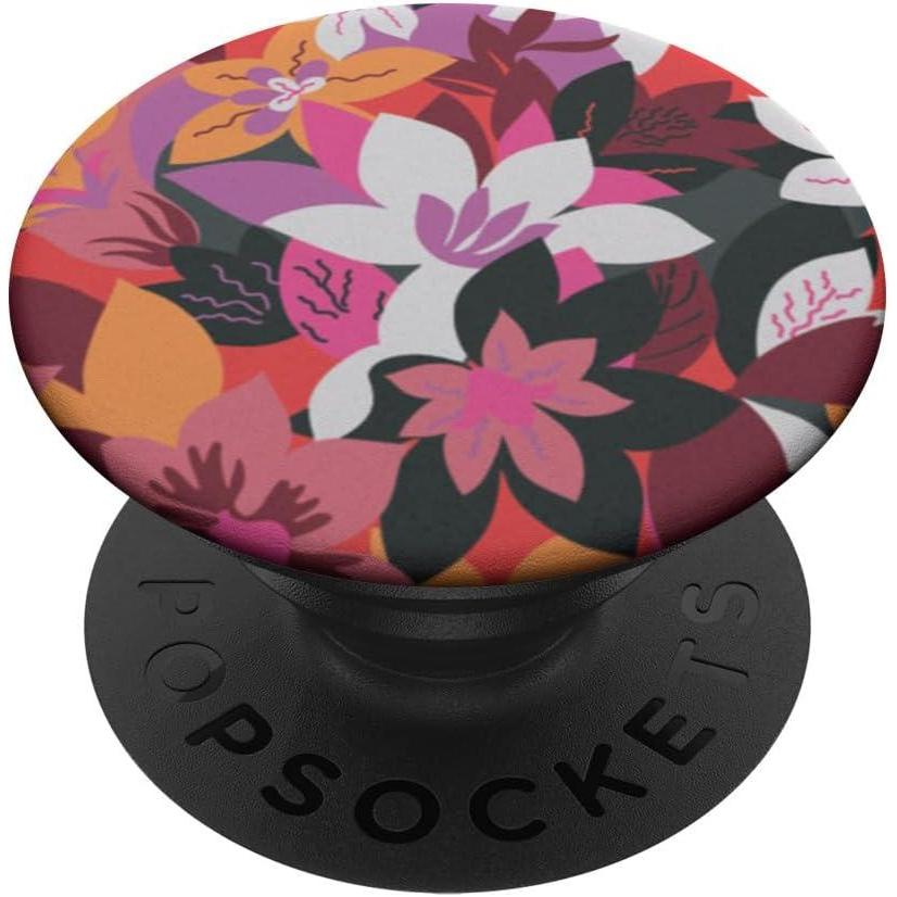 imagePopSockets Floral Phone Grip amp Stand  Rosa Floral PopSockets PopWallet for MagSafeAdhesive PopGrip