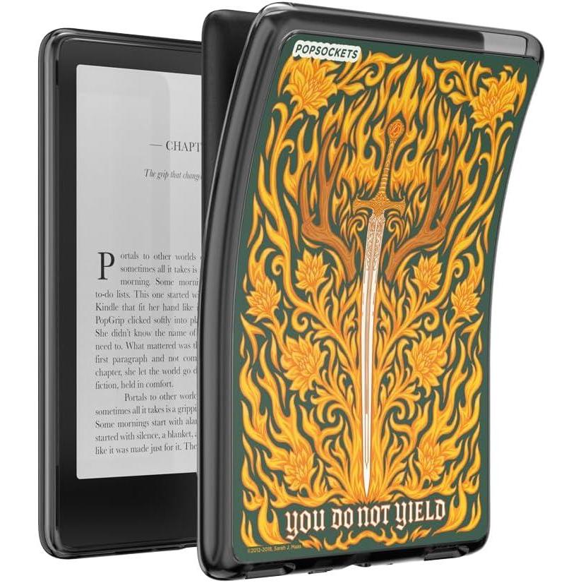 imagePopSockets Kindle Paperwhite 2021 Case 11th Gen 68 amp Signature Edition Slim Protective Cover with Builtin MagSafeCompatible Ring for MagSafe PopGrip EReader Accessory Fireheart