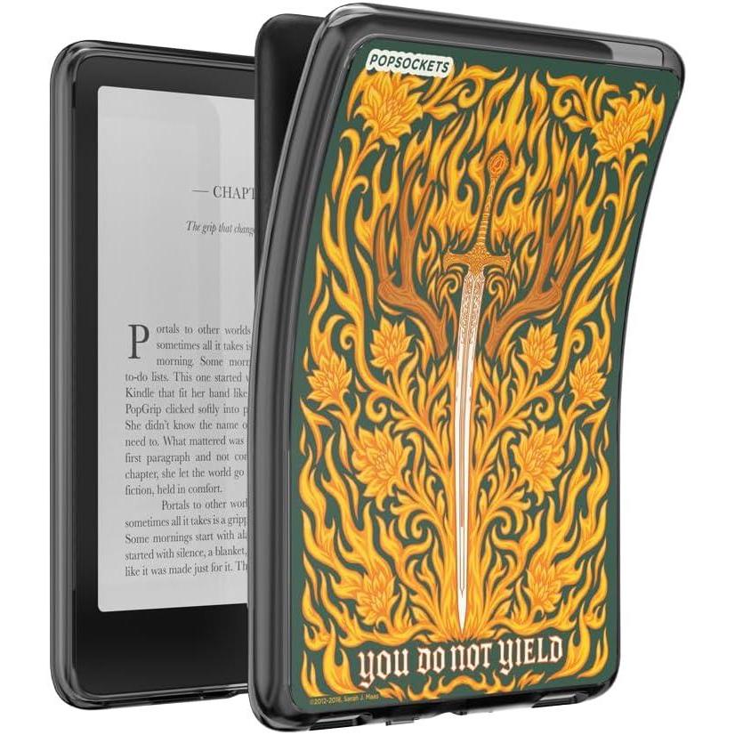 imagePopSockets Kindle Paperwhite Case 12th Gen 7 202425 Signature Edition amp Colorsoft Slim Protective Cover with Builtin MagSafe Ring for MagSafe PopGrip EReader Accessory Fireheart