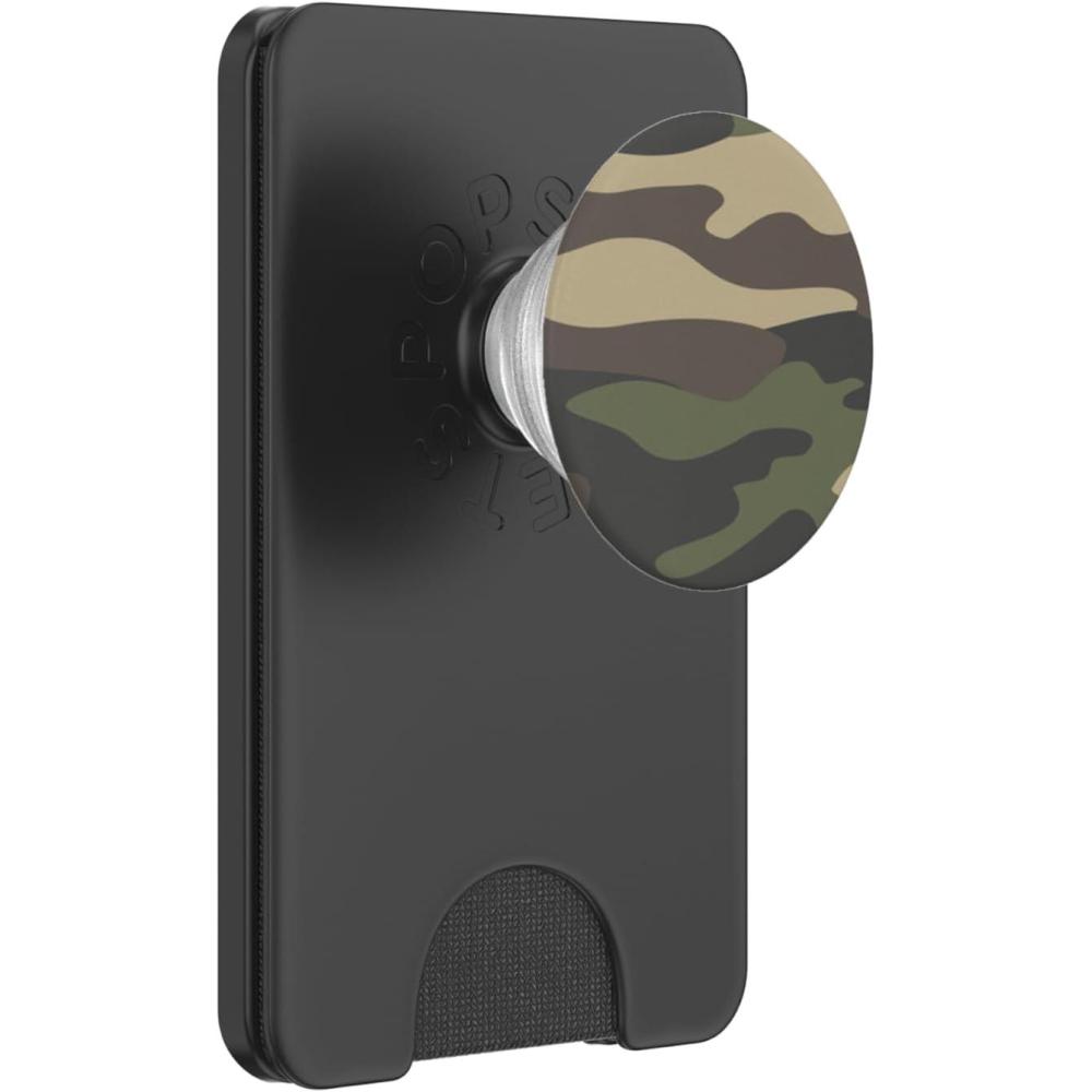 imagePopSockets Phone Grip Camo PopSockets PopWallet for MagSafeMagnetic PopWallet