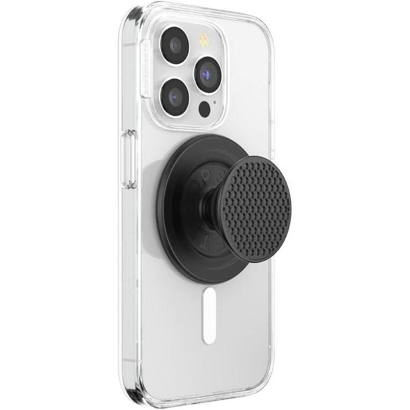 imagePopSockets Phone Grip for MagSafe with Kickstand Magnetic Stand Swappable Top Secure Hold for iPhone MagSafe Cases Phone amp Tablet Grip  Curvers StateSpeakerbox