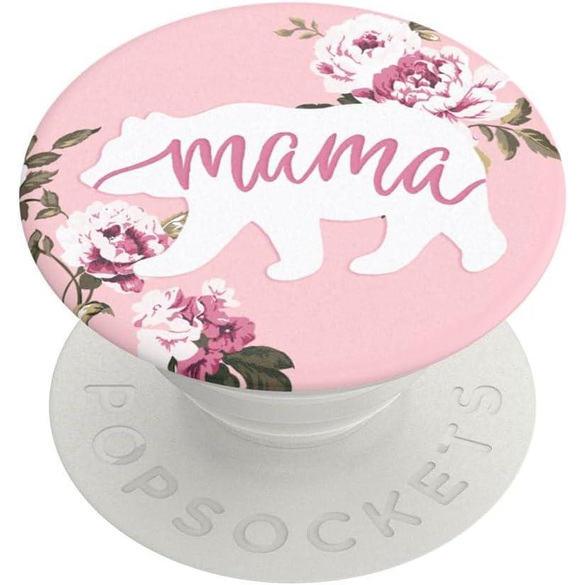 imagePopSockets Phone Grip with Expanding Kickstand Adhesive Grip Sleepy FrogMama Bear