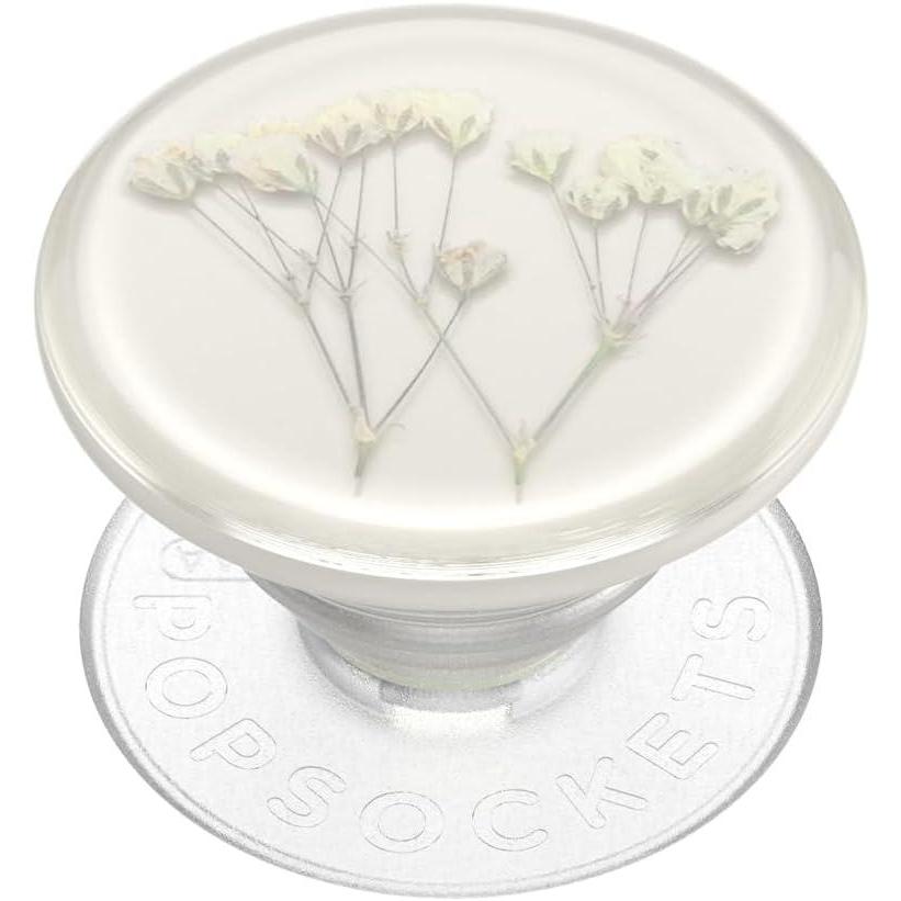 imagePopSockets Phone Grip with Expanding Kickstand Adhesive Grip Cute PopSockets  Mod FlowersBabys Breath