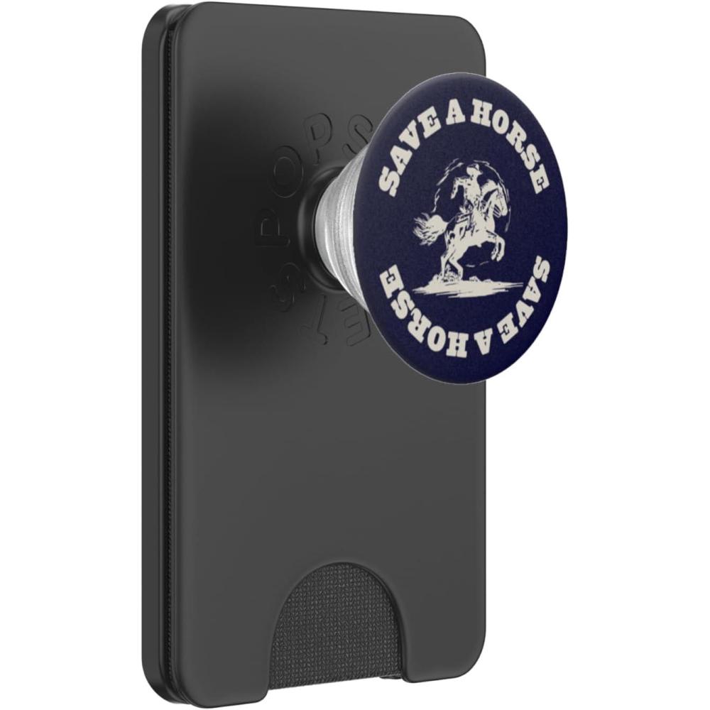 imagePopSockets Phone Grip with Expanding Kickstand Save A Horse PopSockets PopWallet for MagSafeMagnetic PopWallet
