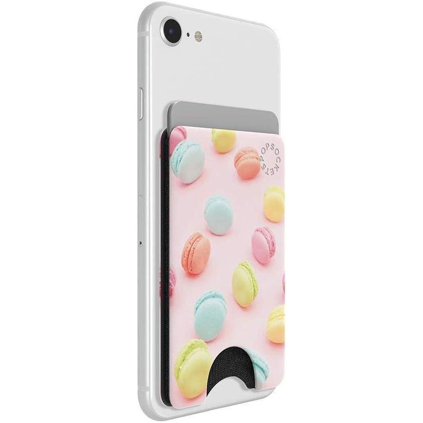 imagePopSockets Phone Wallet Phone Card Holder No Grip Wallet  Macaroons