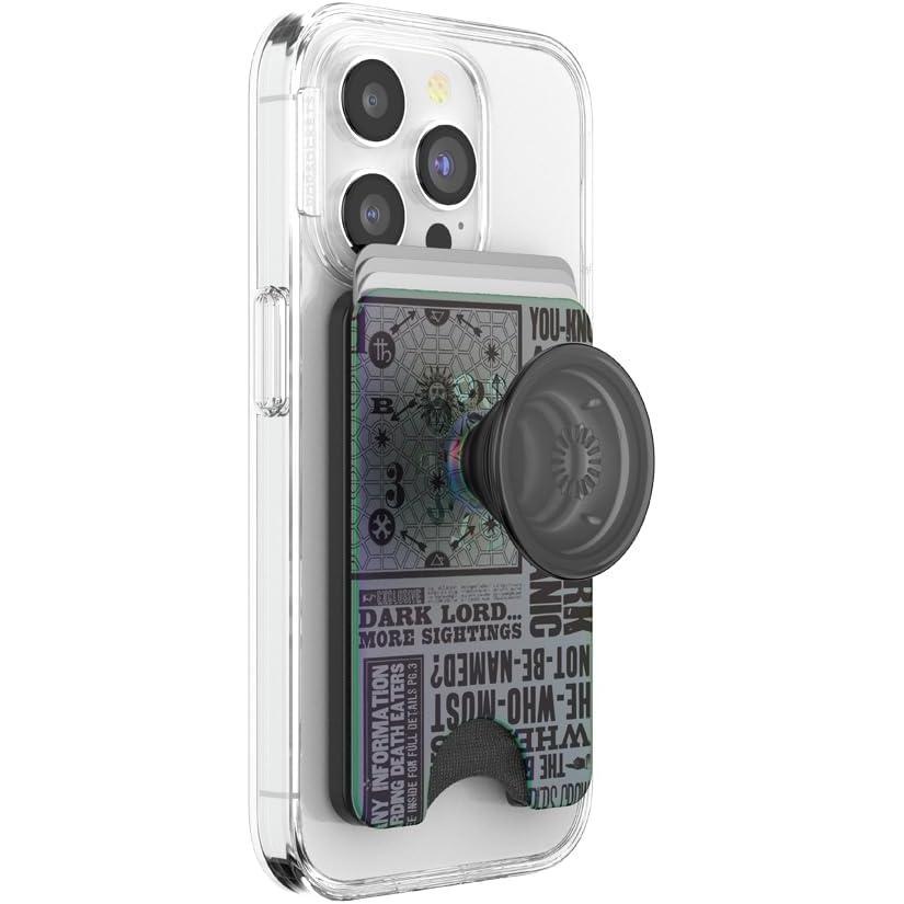 imagePopSockets Phone Wallet with Expanding Kickstand Phone Card Holder  Hagwarts LetterDark Lord Returned