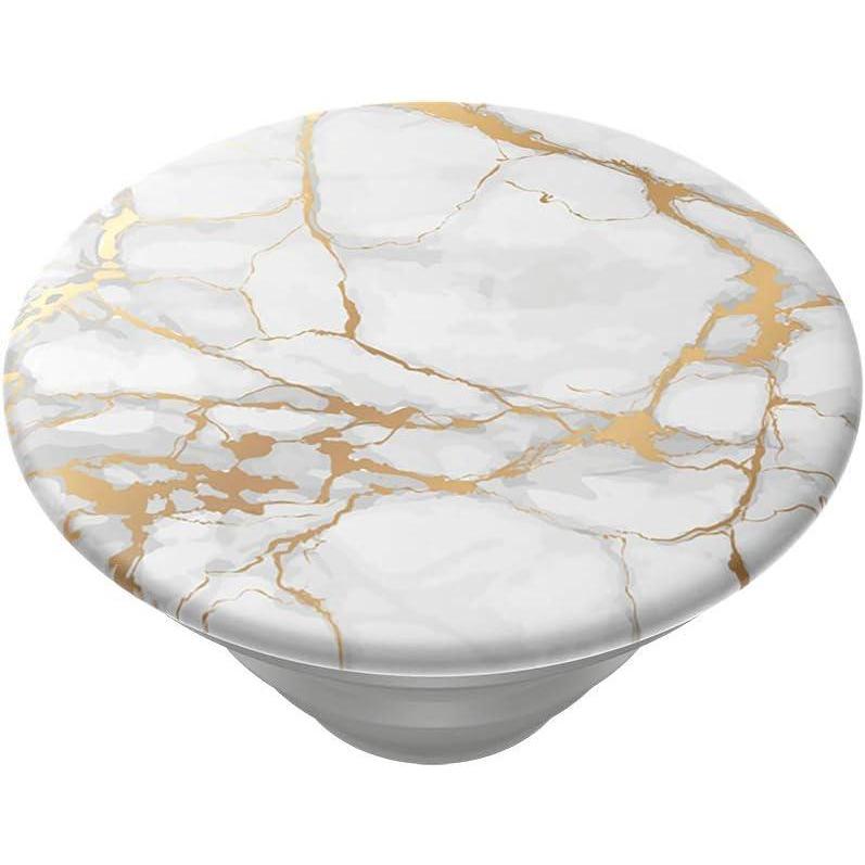 imagePopSockets PopTop Top only Base sold separately Swappable Top for PopGrip bases PopGrip Slide amp PopWallet Cute PopSockets  OpalGold Lutz Marble