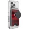 imagePopSockets Phone Wallet with Expanding Grip Phone Card Holder Wireless Charging Compatible Wallet Compatible with MagSafe  Buffalo Check