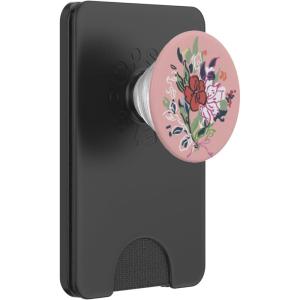 PopSockets Floral Phone Grip & Stand – Pink Bouquet PopSockets PopWallet for MagSafe(Magnetic PopWallet)