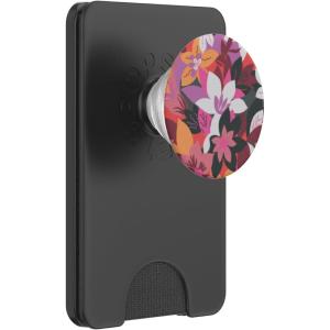 PopSockets Floral Phone Grip & Stand – Rosa Floral PopSockets PopWallet for MagSafe(Magnetic PopWallet)