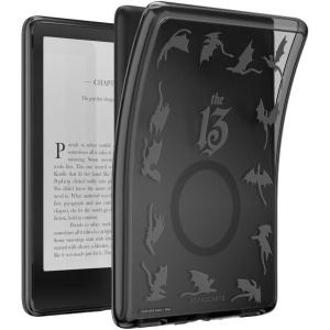 PopSockets Kindle Paperwhite 2021 Case (11th Gen, 6.8”) & Signature Edition – Slim Protective Cover with Built-in MagSafe-Compatible Ring for MagSafe PopGrip, E-Reader Accessory – The 13