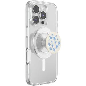 PopSockets Phone Grip for MagSafe with Kickstand, Magnetic Stand, Swappable Top, Secure Hold for iPhone MagSafe Cases, Phone & Tablet Grip – Enamel Heart of Gold(Stargazer)