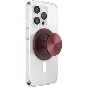PopSockets Phone Grip for MagSafe with Kickstand, Magnetic Stand, Swappable Top, Secure Hold for iPhone MagSafe Cases, Phone & Tablet Grip – Pomodoro(Radial Oxblood)