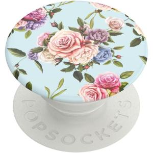 ​​​​PopSockets Phone Grip with Expanding Kickstand, Adhesive Grip, Cute PopSockets – Mod Flowers(Retro Wild Rose)